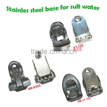 Stainless steel base adjustable Snowboard Binding Ratchet Buckle