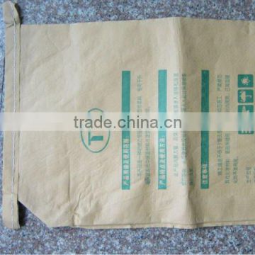Paper cement bag with PE inner