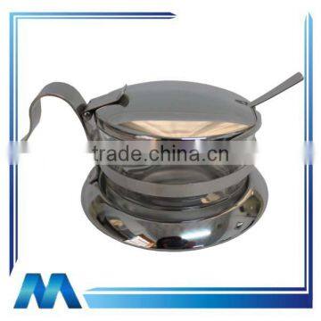 good quality stainless steel sugar bowl