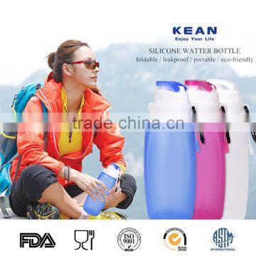 Kean original design 320 ml kids silicone drinking water bottle