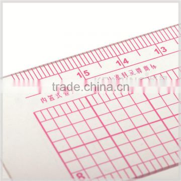Kearing High Quality L Shaped Ruler 8'' & 16cm Durable for Fashion Design Plastic Rulers # 5808