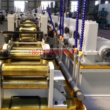 ERW high frequency welding mild steel energy supply welded pipe production line