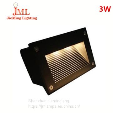 3W Contemporary outdoor surface mounted wall recessed step light led wall lamps  JML-OWL-A03W