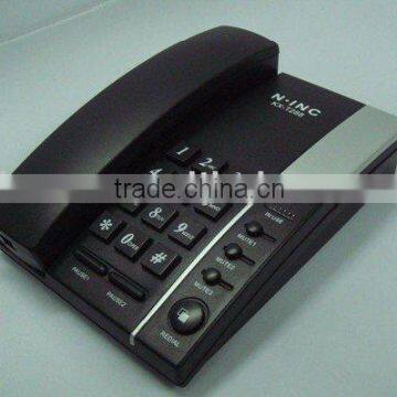 corded telephone corded phone flash function, wall mountable