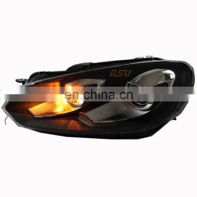 For VW Golf 6 GTI HEAD LAMP Hid Xenon HeadLights 2015 year