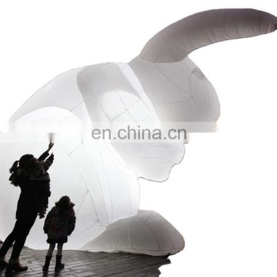 Outdoor Large Event Decoration Fabric Bunny Inflatable Easter Bunny For Sale