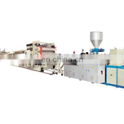 300mm/600mm pvc wpc hollow wall panel extrusion line