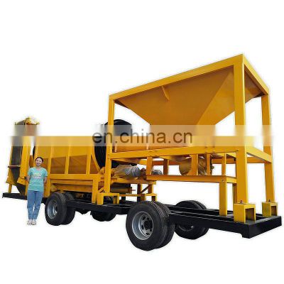Large capacity mobile compost fertilizer trommel sieve machine for sale