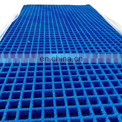 3660*1220*25mm size fiberglass walkways non slip blue FRP grating
