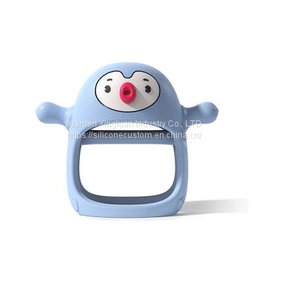 Wholesale Penguin Silicone Baby Teething Toy