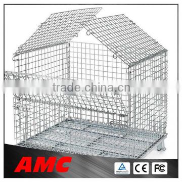 warehouse wire net heavy duty storage cage