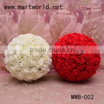 2016 white flower ball wedding artificial flower ball wedding decorations party home&hotel decoration(MWB-002)                        
                                                Quality Choice