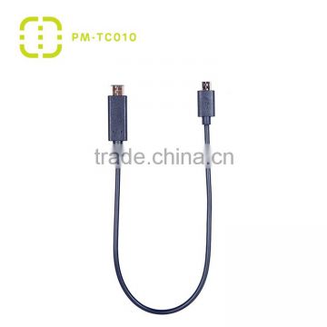 Fast charging and sync USB 3.1 type c to type c nickel plated cable