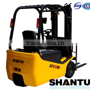 Shantui 1.5 ton electric fork lift truck sale for UK                        
                                                Quality Choice