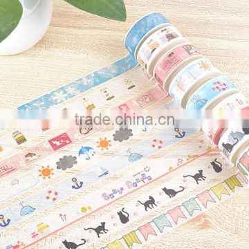 Masking Japanese washi tape adhesive printing tape for sale writing tape