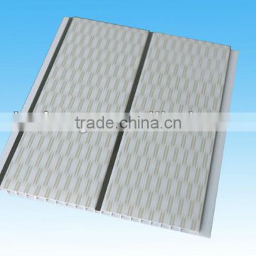 PVC ceiling and wall panel with grooves