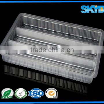 Plastic PET blister tray for food packaging