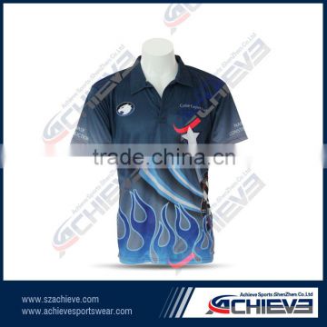Single Jersey Design Men's Polo Shirt With Custom Label