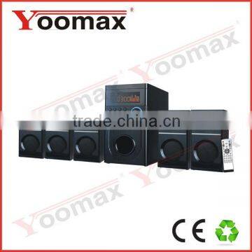 Made in China from shenzhen,good price high power 5.1ch home theatre speaker