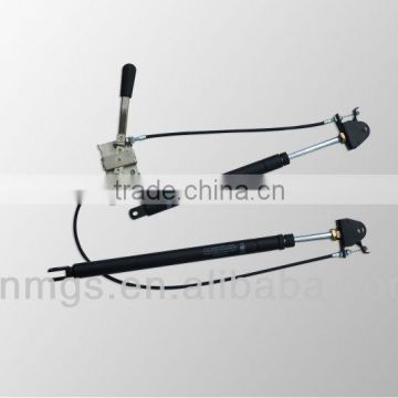 double control gas spring for medical bed