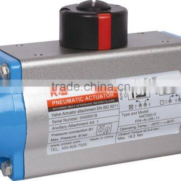 Double acting HAT-100D Rotary Pneumatic Actuator