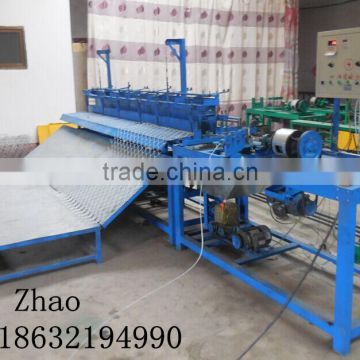 save energy/high quality FT-D2000 full automatic chain link fence machine/ diamond mesh making machine