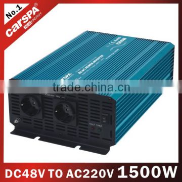 1500w 48v dc ac power inverter with remote control CARSPA or OEM P1500-48
