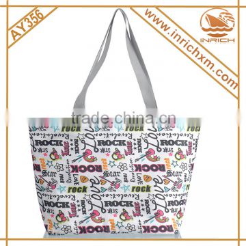 wholesale cheap custom reusable foldable women fashion tote cotton gift shopping bag with logo