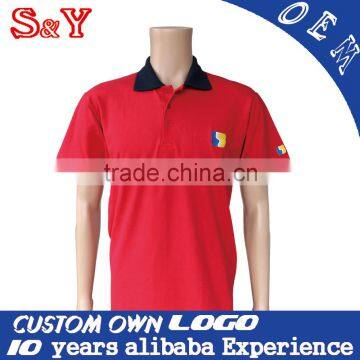 polo t-shirt 100% cotton , cheap t-shirt polo 35% cotton