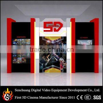 Attractive dynamic theater electric/hydraulic 5d cinema systems