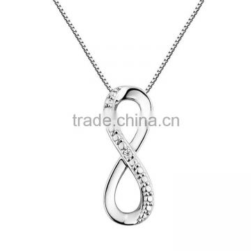 Sterling Silver Infinity Pendant Necklace for women