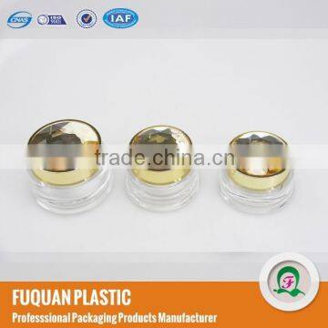 <American style> Skin care cream acrylic jar wtih diamond screw cap for cosmetic packaging