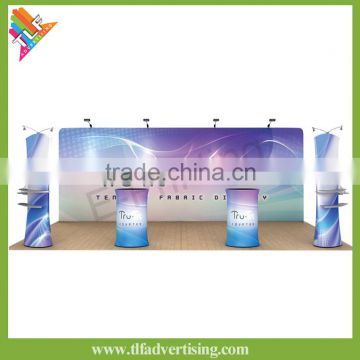 Dye sublimation print Pop Up tension Fabric Displays