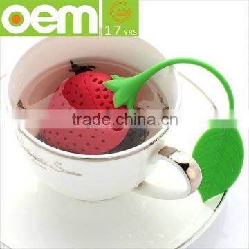 custom design various funny shape any color food grade silicone tea bag soft tea infuser strainer                        
                                                Quality Choice