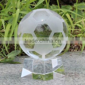 gift or souvenir crystal football model