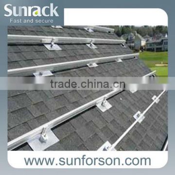 Solar mounts asphalt roof rack/asphalt solar mounting