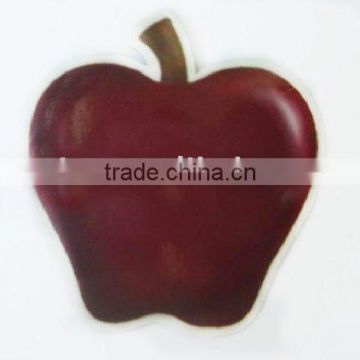 Red apple shape fridge magnetic sticker