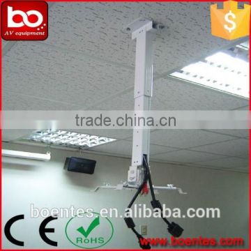 Aluminum Alloy Projector Ceiling Mounting Bracket with Universal Kit for Office Presentation Equipment