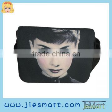 JSMART LUCY Canvas messenger bag sublimation printing customized photo bag