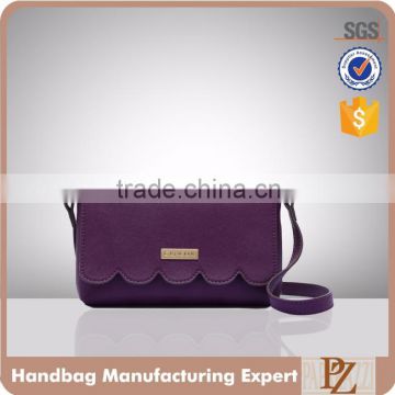 CC2067A-2016 popular color burgundy high end micro fiber women shoulder bags