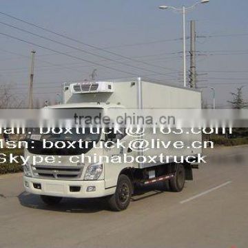 Foton box refrigerated truck, freezer truck, chiller truck