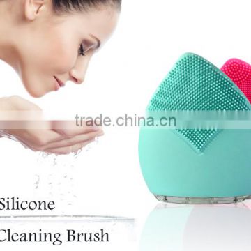Alibaba silicone cleansing brush mini facial cleaning brush FCC,CE certified OEM beauty & personal care facial cleanser