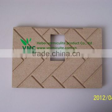 VMC vermiculite fireproof panels for wood heating furnace