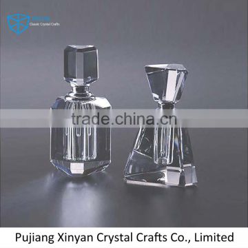 New products trendy style small crystal glass perfume bottle wholesale