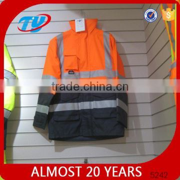 TY32 red reflective safety workwear jacket
