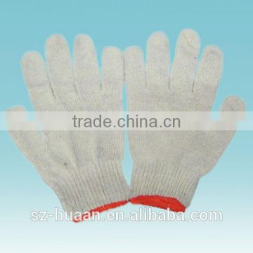 good price Canvas work glove pattern with PVC dots