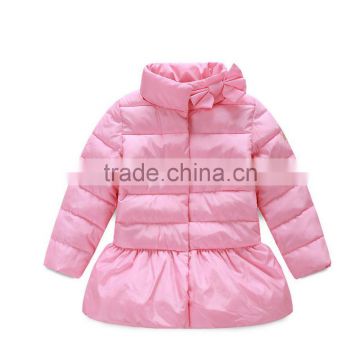 customize high quality latest down feather winter coats and jackets for child girls