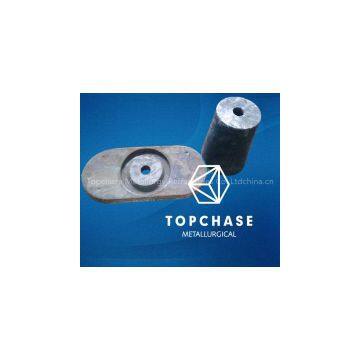 Refractory Tundish Ladle Sliding Gate Plate with nozzle