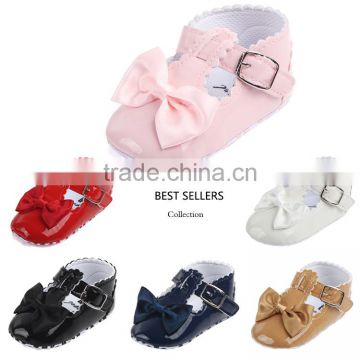 B22230A Best selling baby Toddler shoes lovely baby bowknot princess shoes