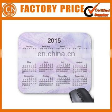 Top Sale Mouse Pad With 2017 Calendar Custom Brand Printed Mouse Pad